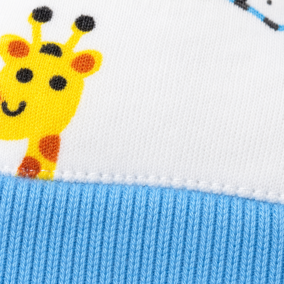 BABY ROUND CAP DOUBLE TAIL PRINTED