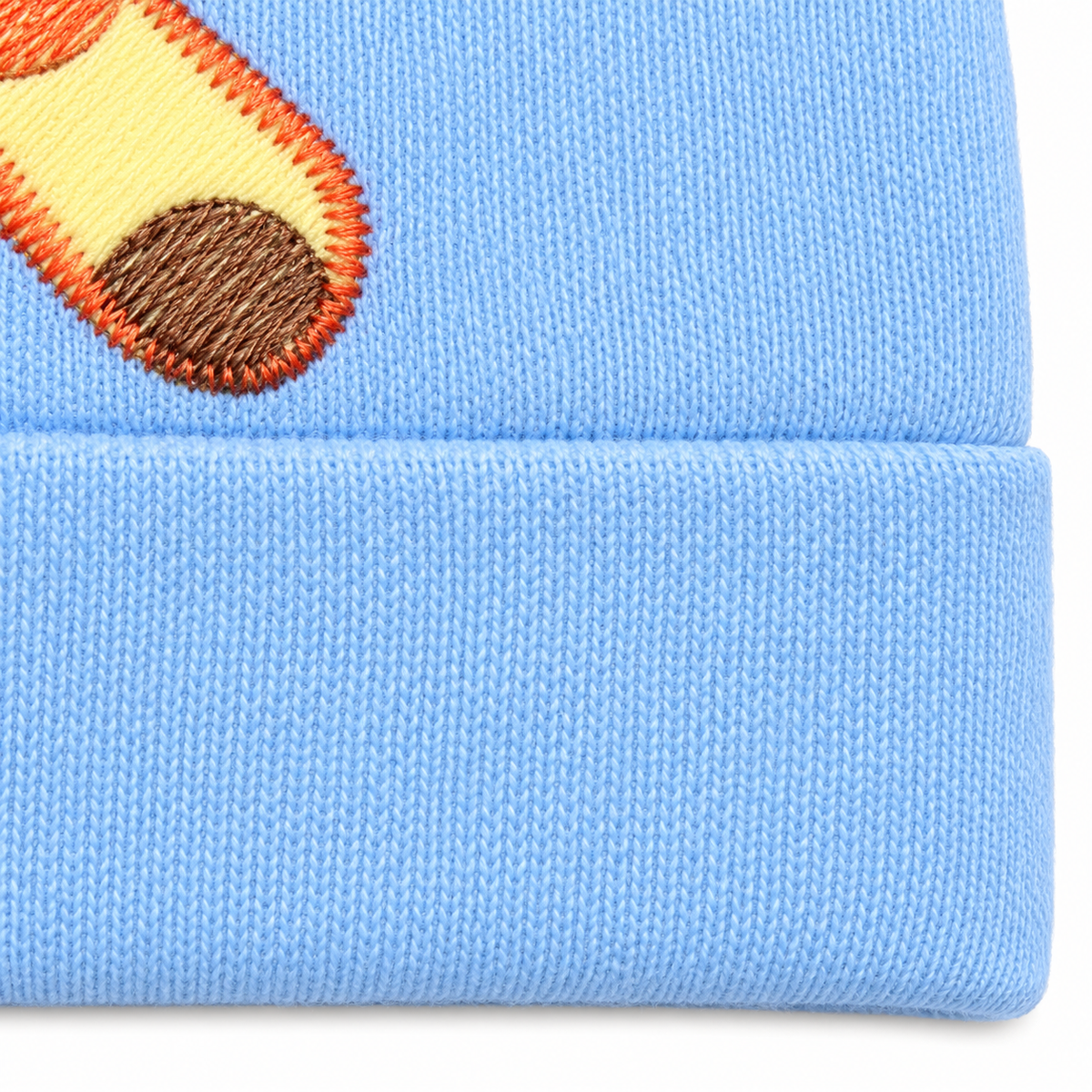 BABY ROUND CAP GIRAFFE BLUE