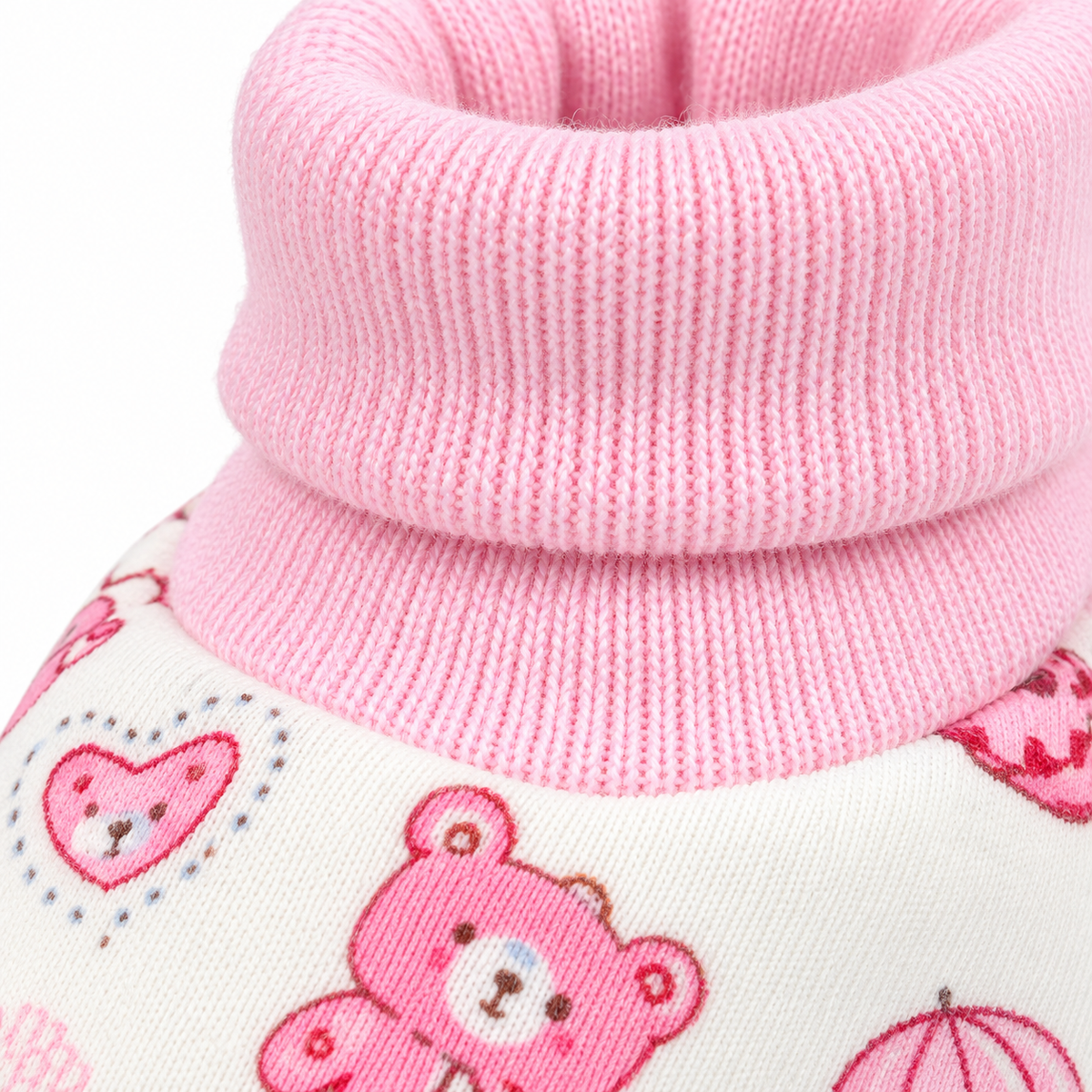 BABY GIFT BOOTIES THAI PRINTED PINK