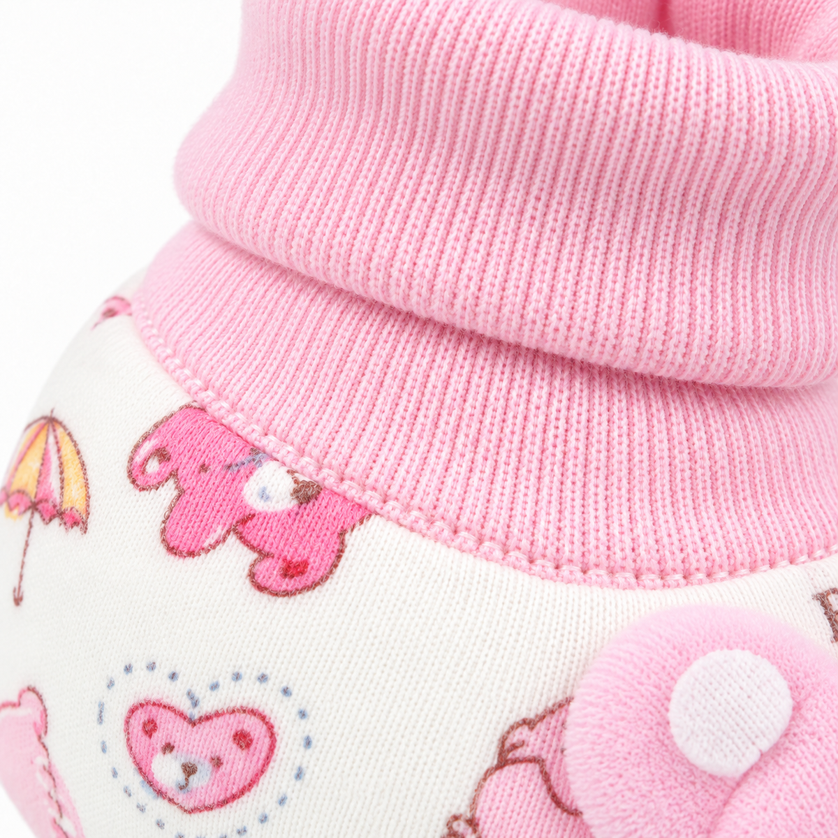BABY GIFT BOOTIES THAI PRINTED PINK