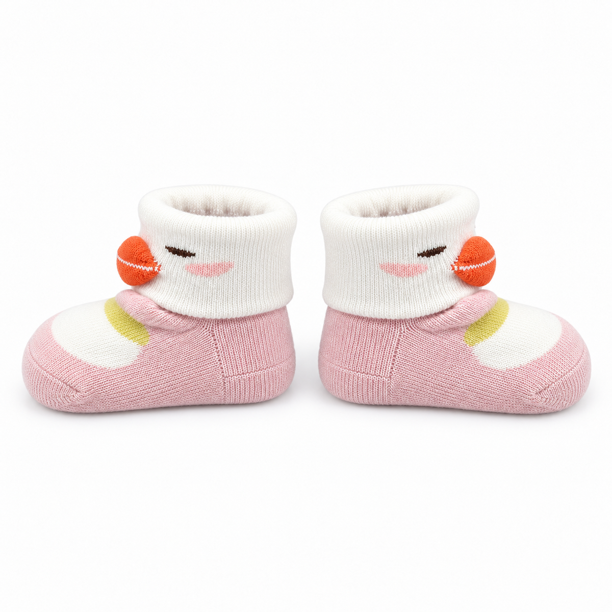 BABY SOCKS SOFT & COMFY BOOTIES IMP CHINA PINK