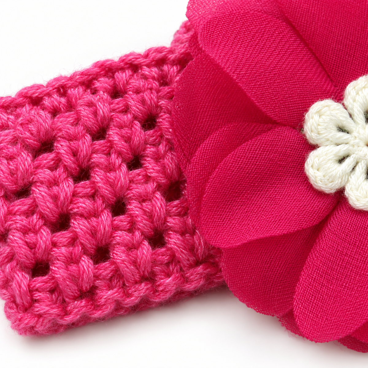 CUTE BABY GIFT SET HEADBAND AND BOOTIES PINK FLOWER BUNCH