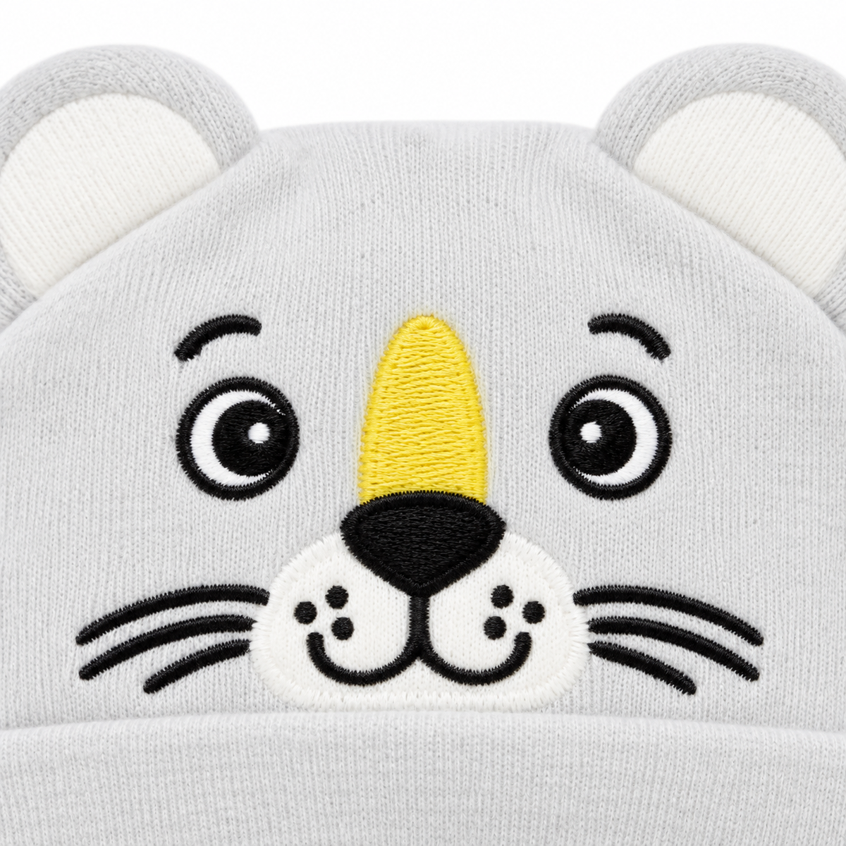 WONDERCHILD 2PCS SET CAP+BOOTIE LION GREY CARD