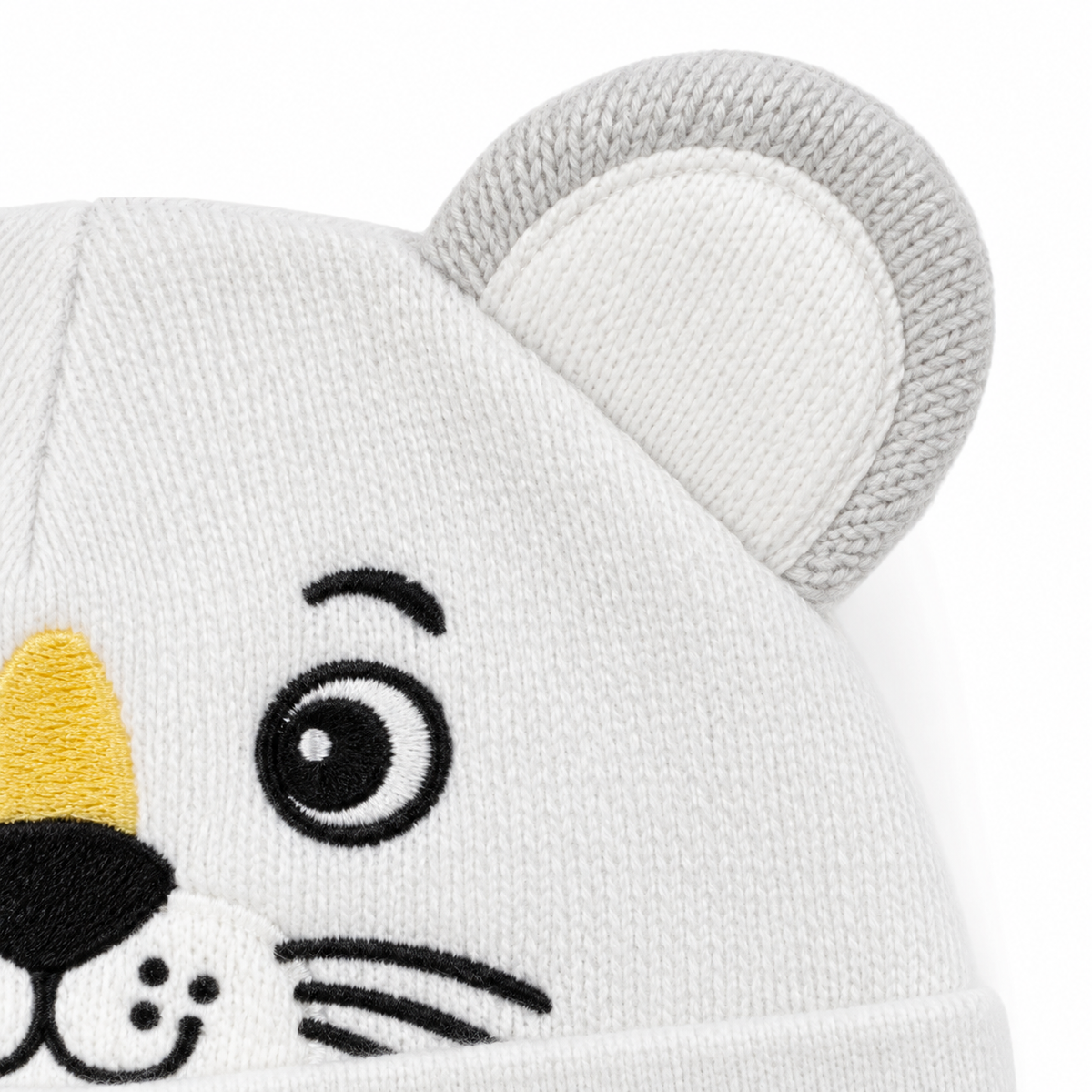 WONDERCHILD 2PCS SET CAP+BOOTIE LION GREY CARD