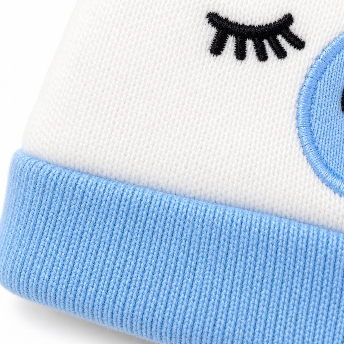 WONDERCHILD 2PCS SET CAP+BOOTIE SLEEPING BEAR BLUE CARD