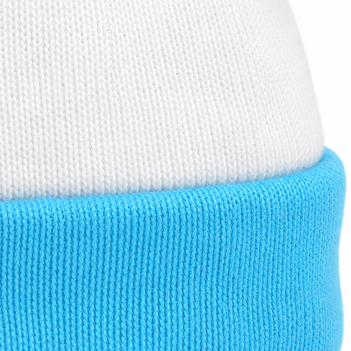 BABY ROUND CAP PRINTED EAR BEAR BLUE