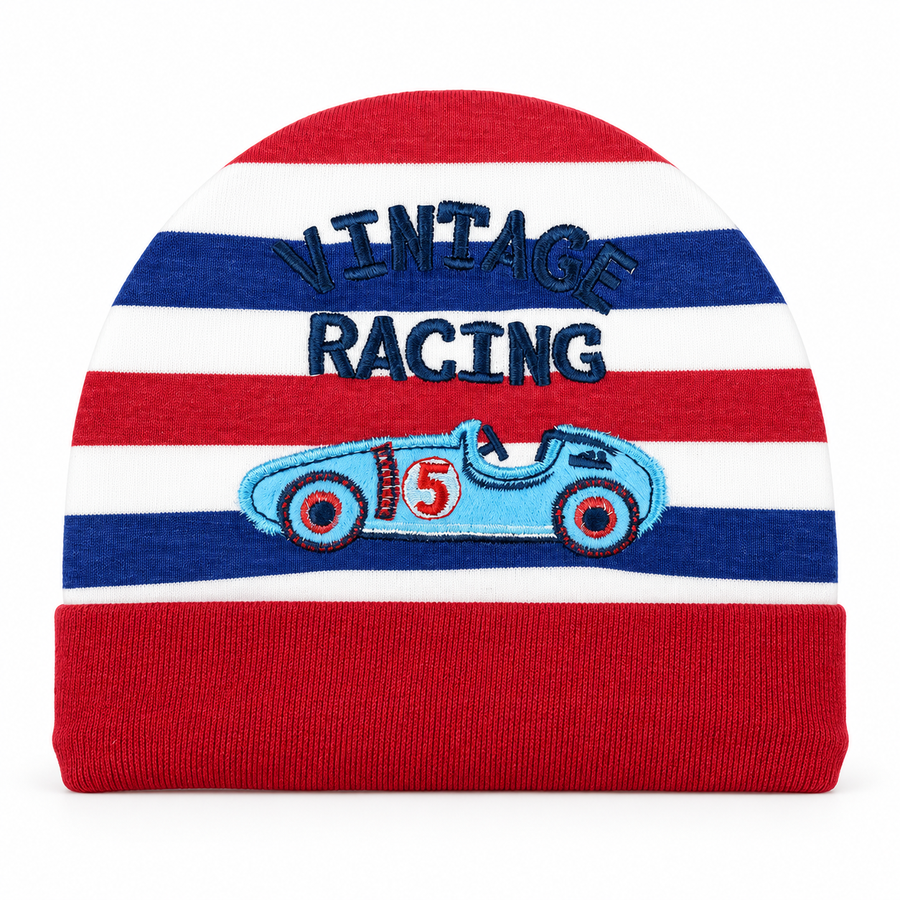 BABY ROUND CAP RACING CAR