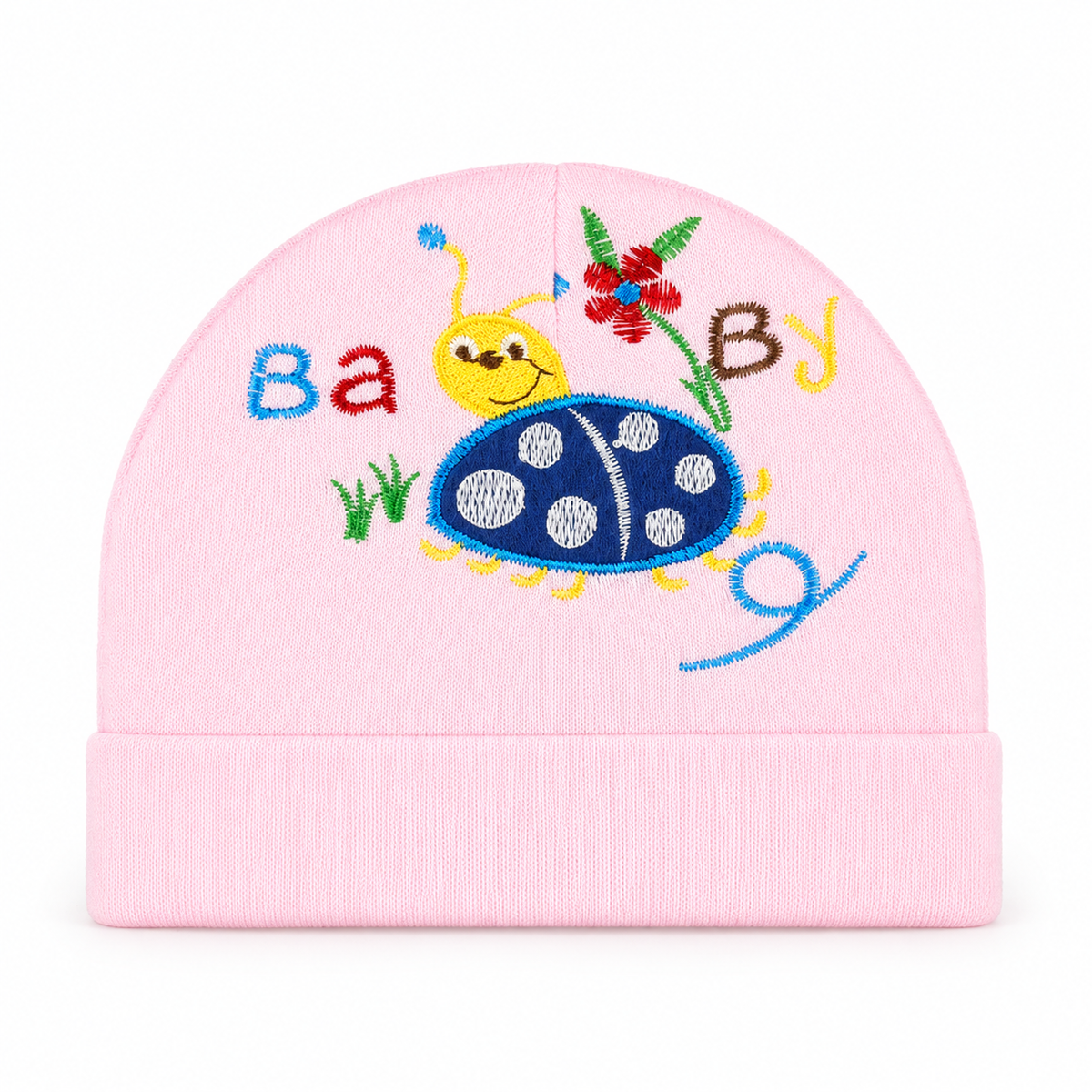 BABY ROUND CAP TURTLE PINK