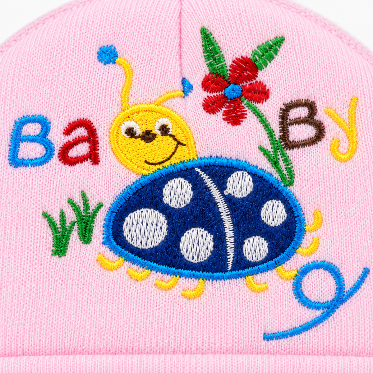 BABY ROUND CAP TURTLE PINK