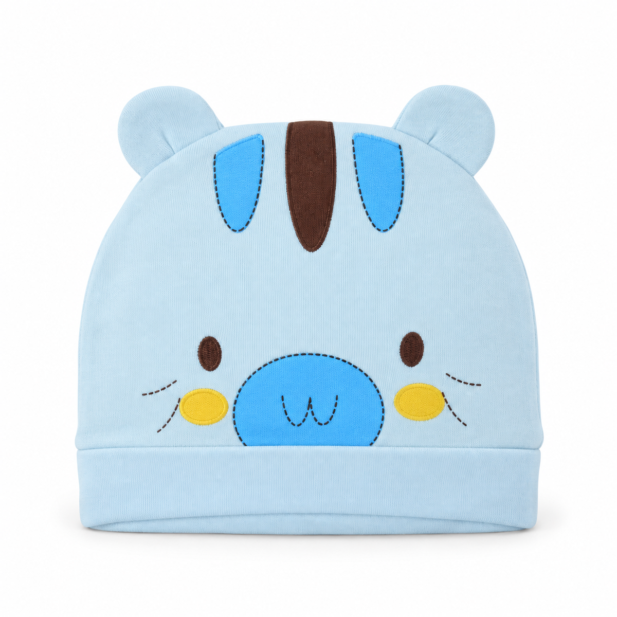 SUN BABY ROUND CAP EAR ANIMAL BLUE
