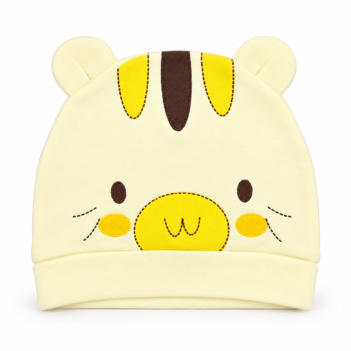 SUN BABY ROUND CAP EAR ANIMAL YELLOW