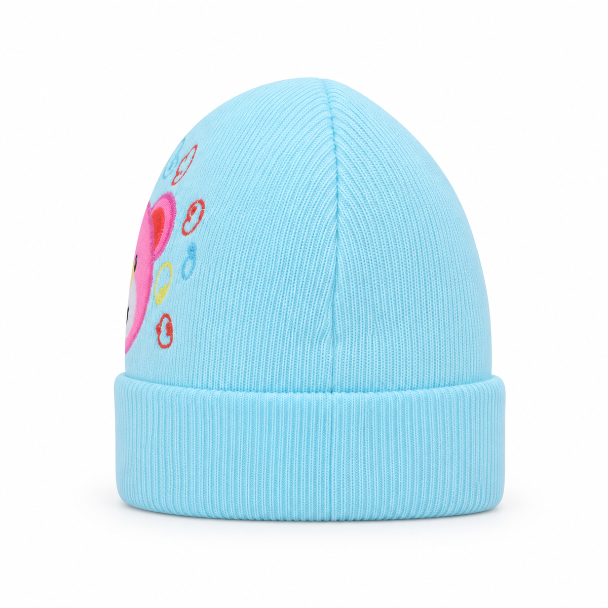 SUN BABY ROUND CAP TEEDY BEAR BLUE