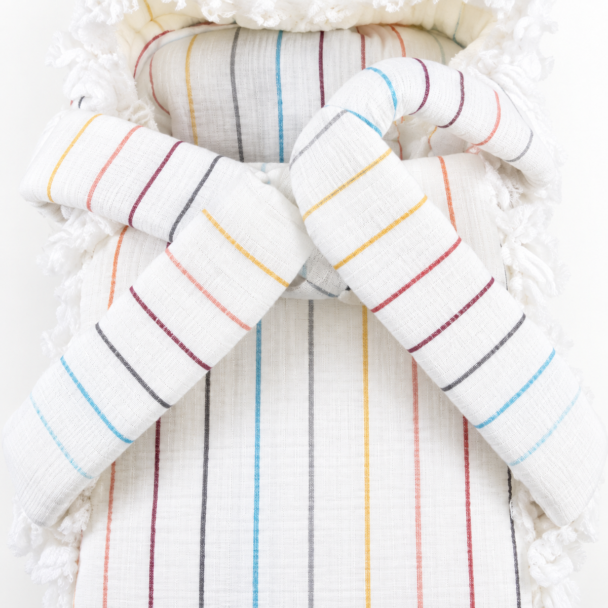 KIDZO BABY CARRY COAT PRINTED WHITE
