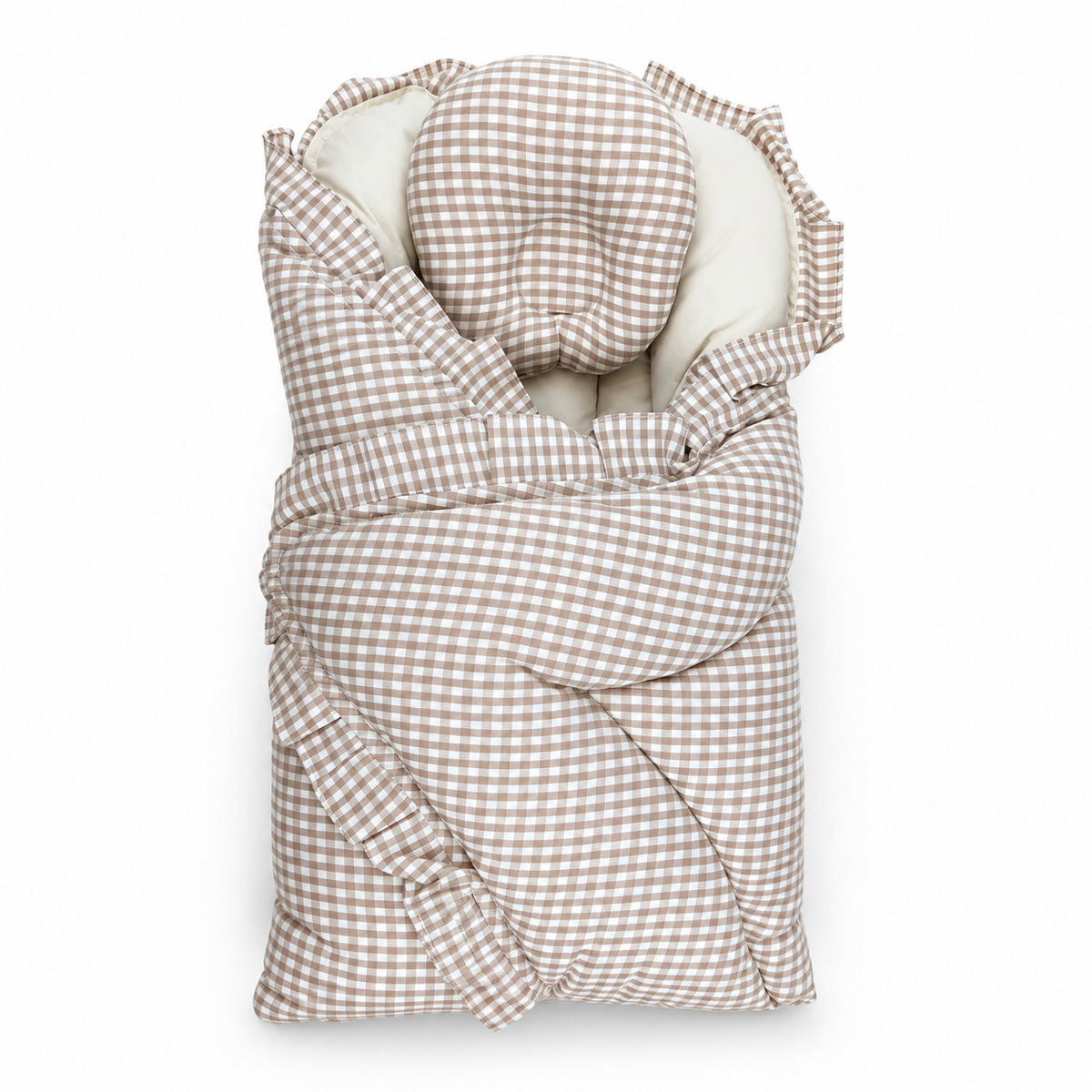 KIDZO CARRY NEST MAGIC COTTON BROWN