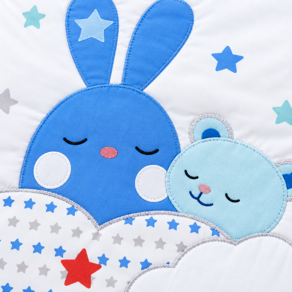 KIDZO CARRY NEST ZIP PILLOW FULL PRINTED BLUE