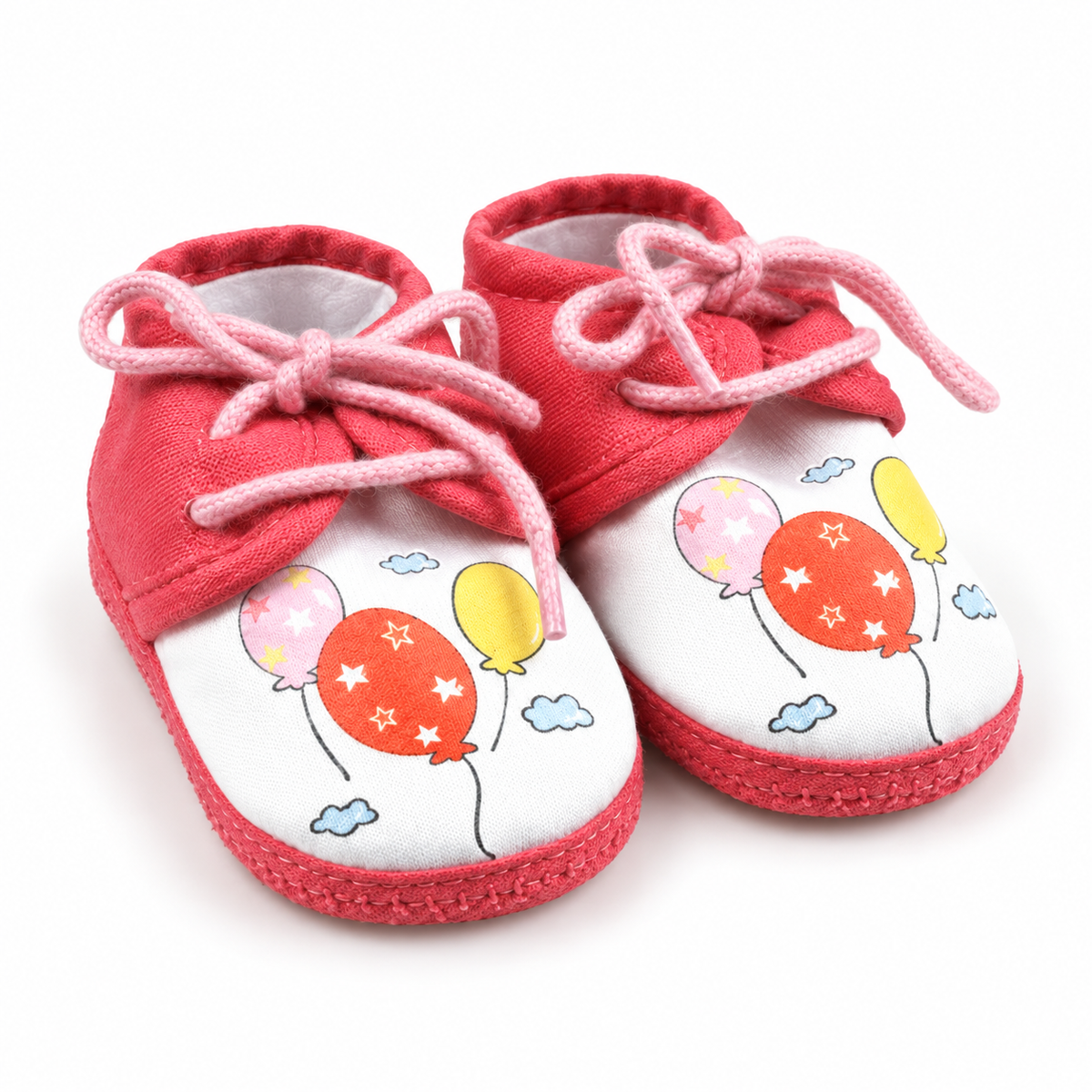 BABY CASUAL COTTON SHOES BALOON PINK