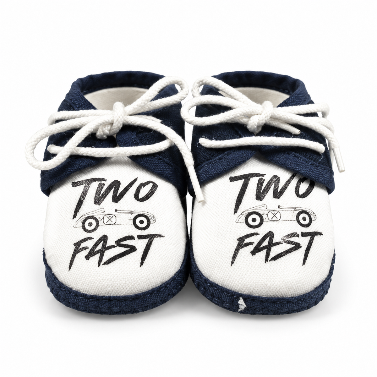 BABY CASUAL COTTON SHOES CAR NAVY BLUE