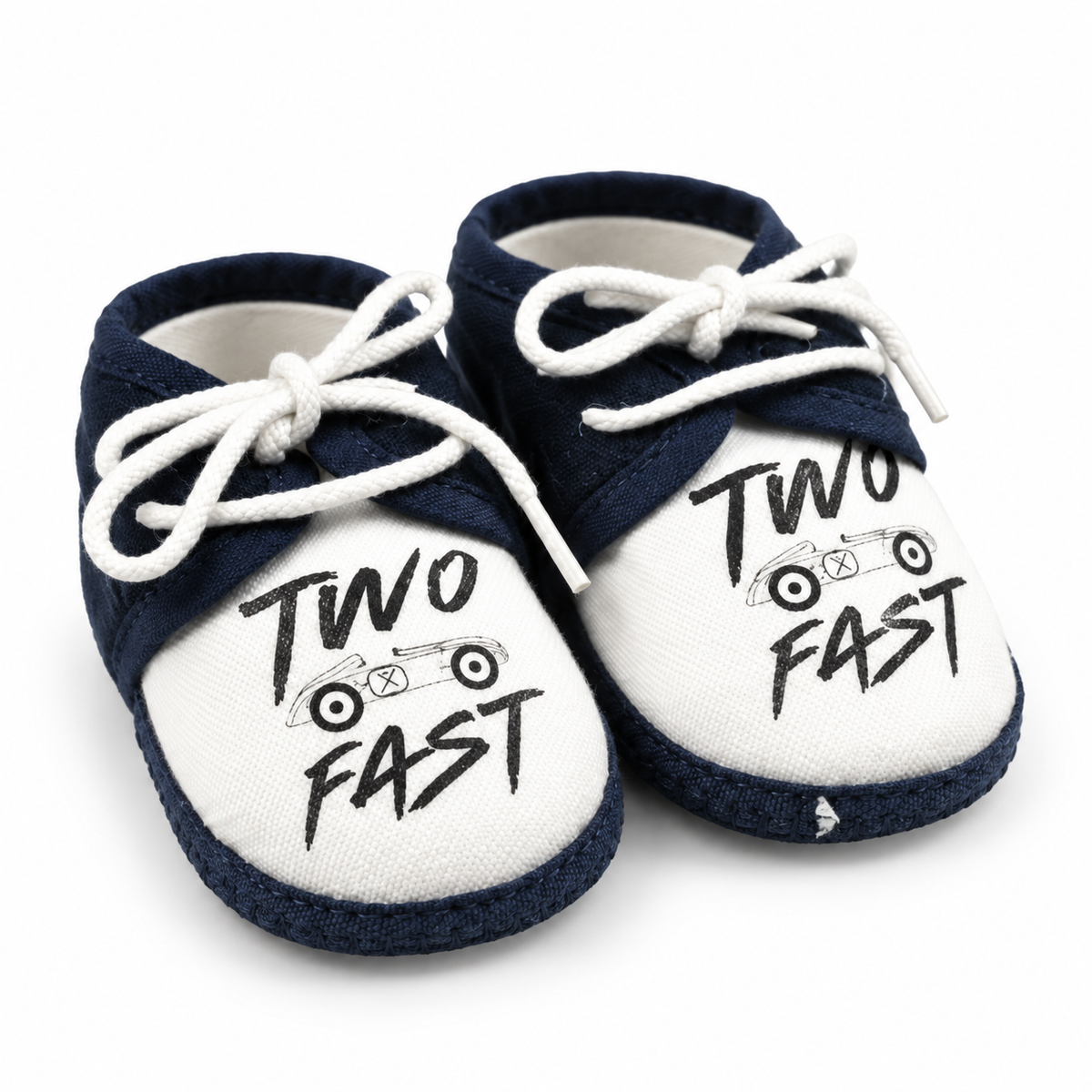 BABY CASUAL COTTON SHOES CAR NAVY BLUE
