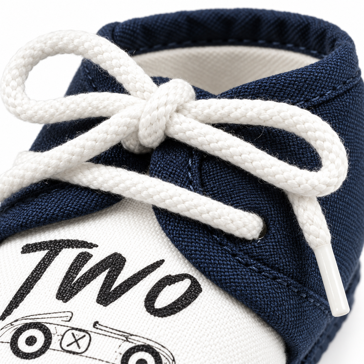 BABY CASUAL COTTON SHOES CAR NAVY BLUE