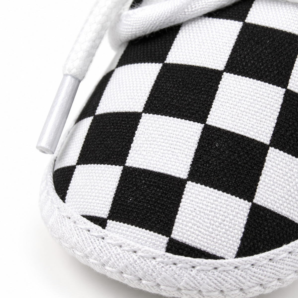BABY CASUAL COTTON SHOES CHERKERBOARD BLACK