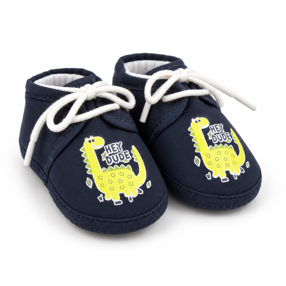 BABY CASUAL COTTON SHOES DINO NAVY BLUE