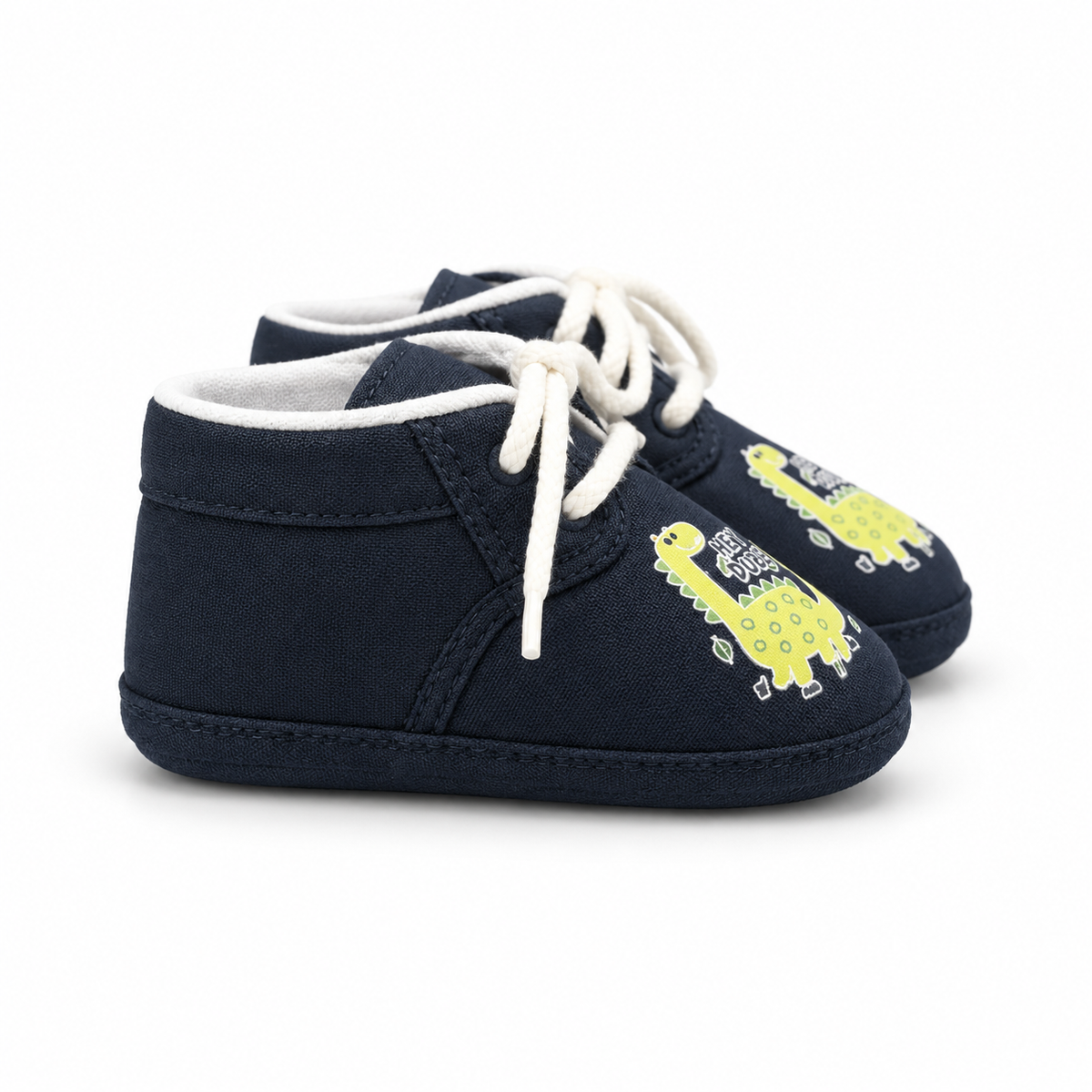 BABY CASUAL COTTON SHOES DINO NAVY BLUE