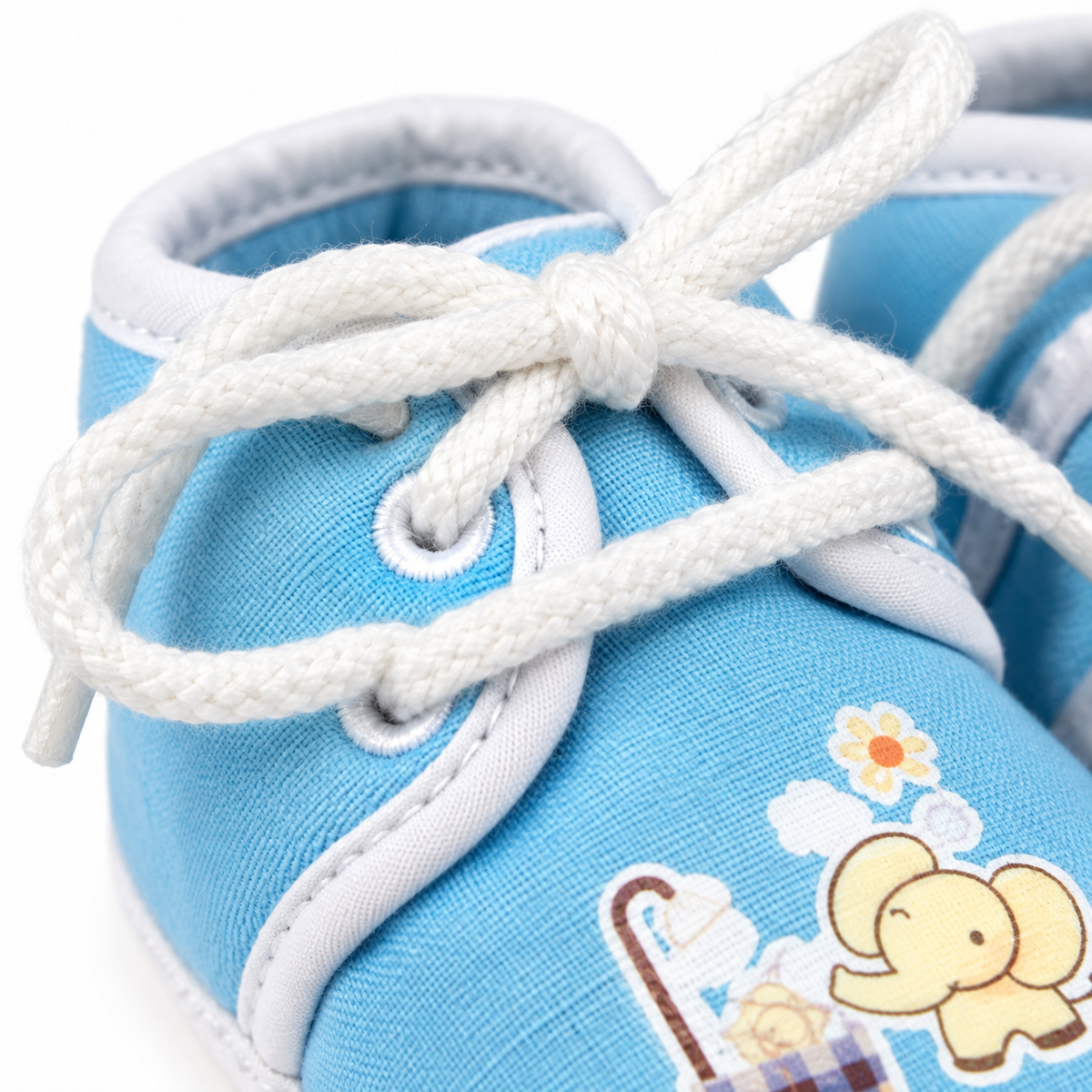 BABY CASUAL COTTON SHOES ELEPHENT BLUE