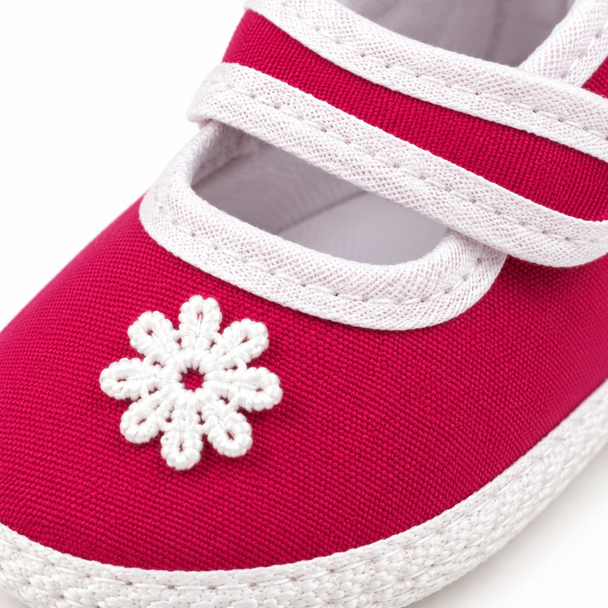 BABY CASUAL COTTON SHOES FLOWER BUNCH PINK