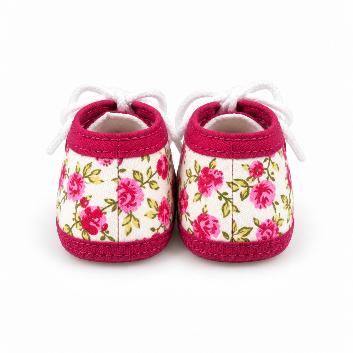 BABY CASUAL COTTON SHOES FLOWER PINK