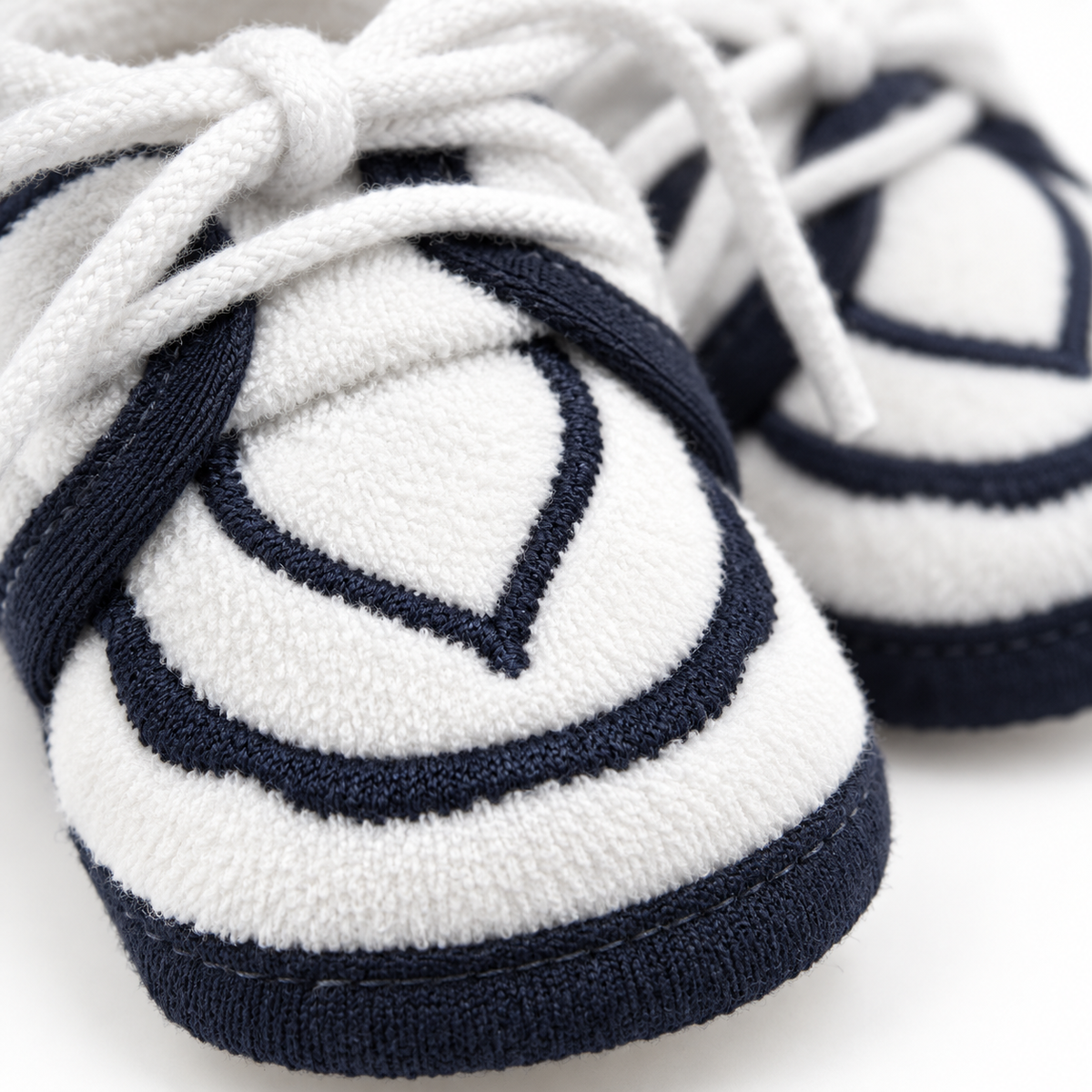 BABY CASUAL COTTON SHOES HEART BLACK