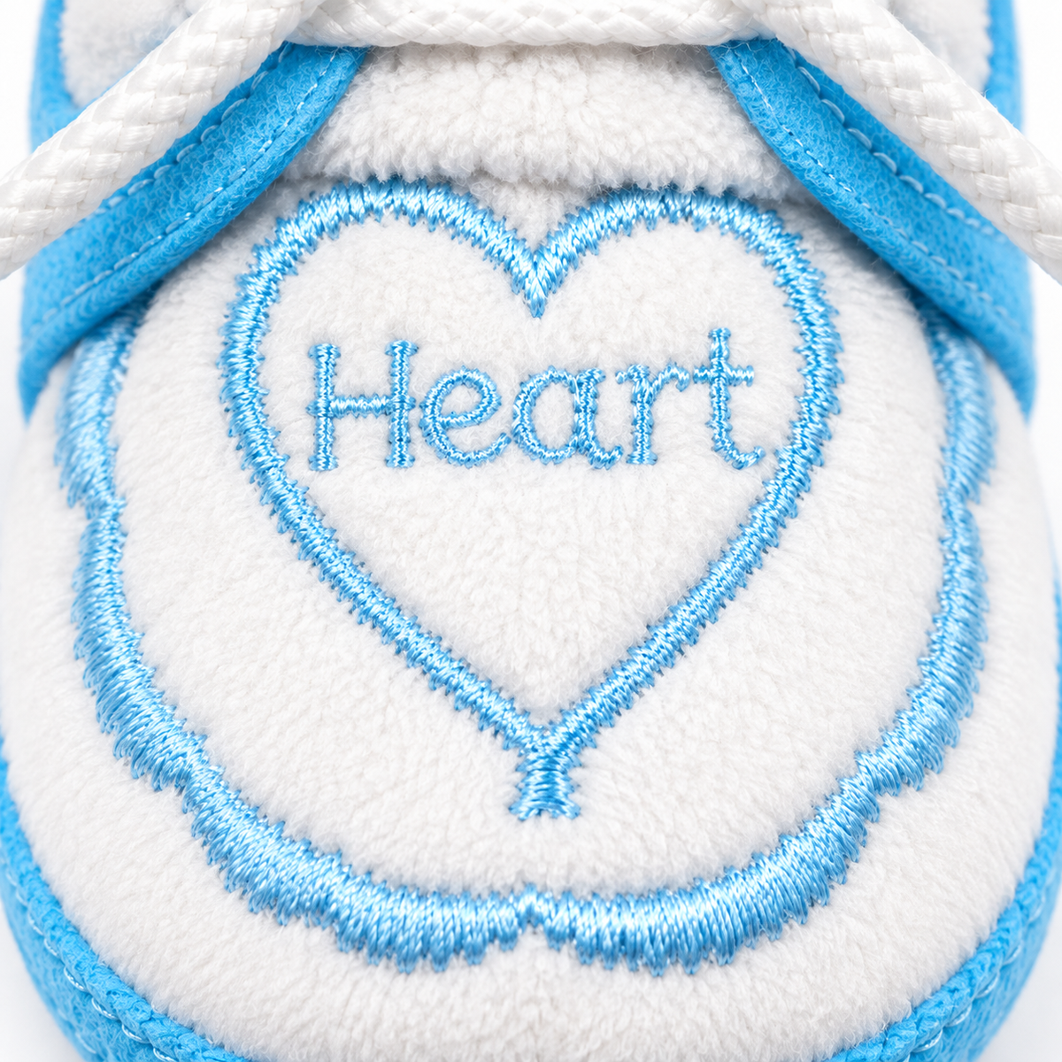 BABY CASUAL COTTON SHOES HEART BLUE