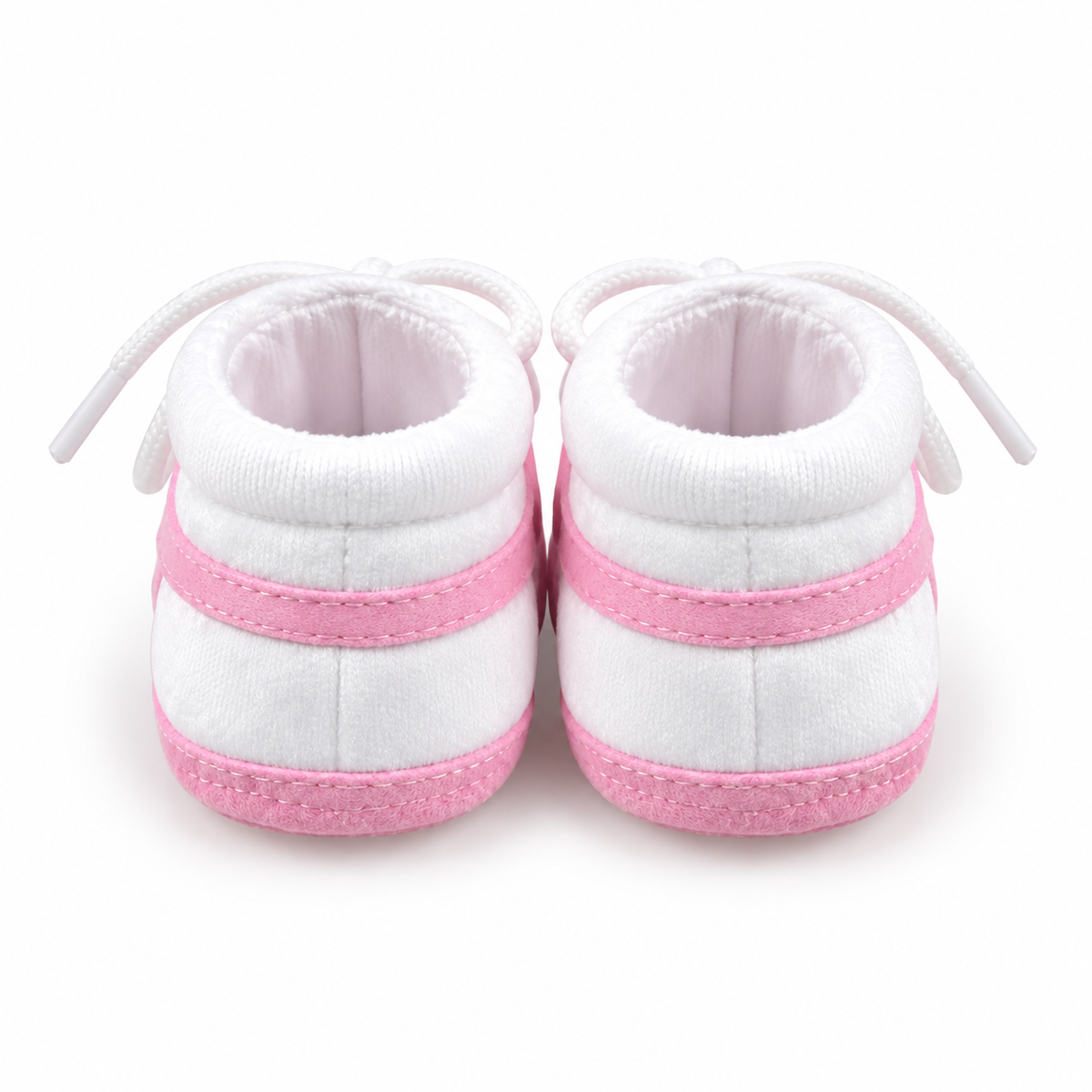 BABY CASUAL COTTON SHOES HEART PINK