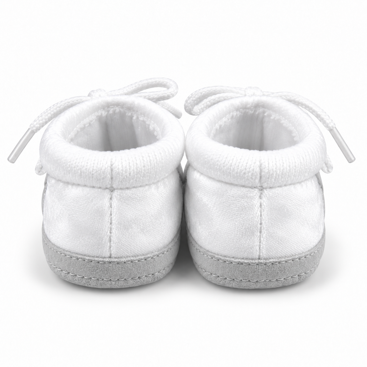 BABY CASUAL COTTON SHOES HEART WHITE