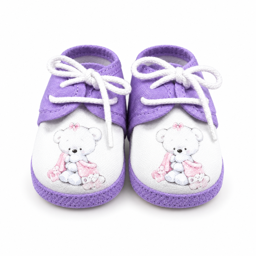 BABY CASUAL COTTON SHOES PURPLE