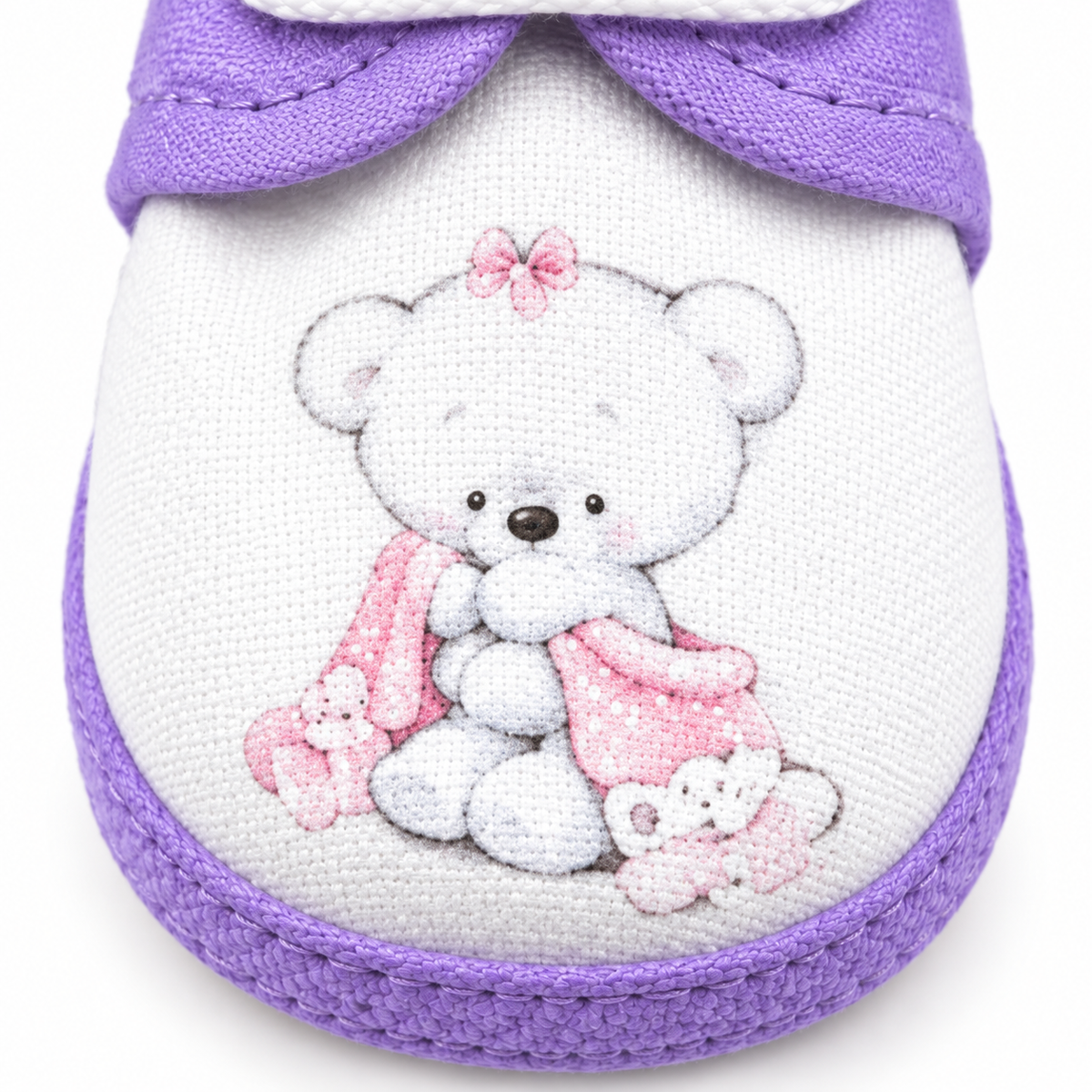BABY CASUAL COTTON SHOES PURPLE