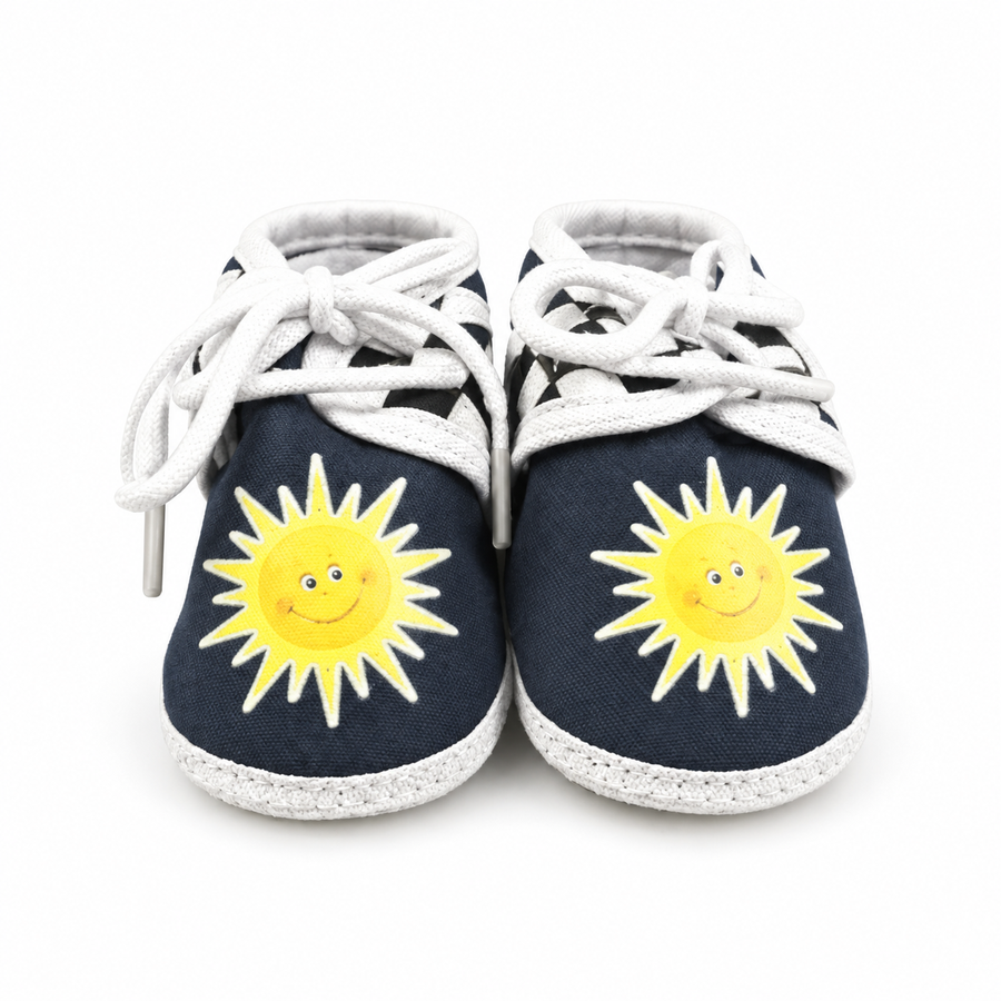 BABY CASUAL COTTON SHOES SUN NAVY BLUE
