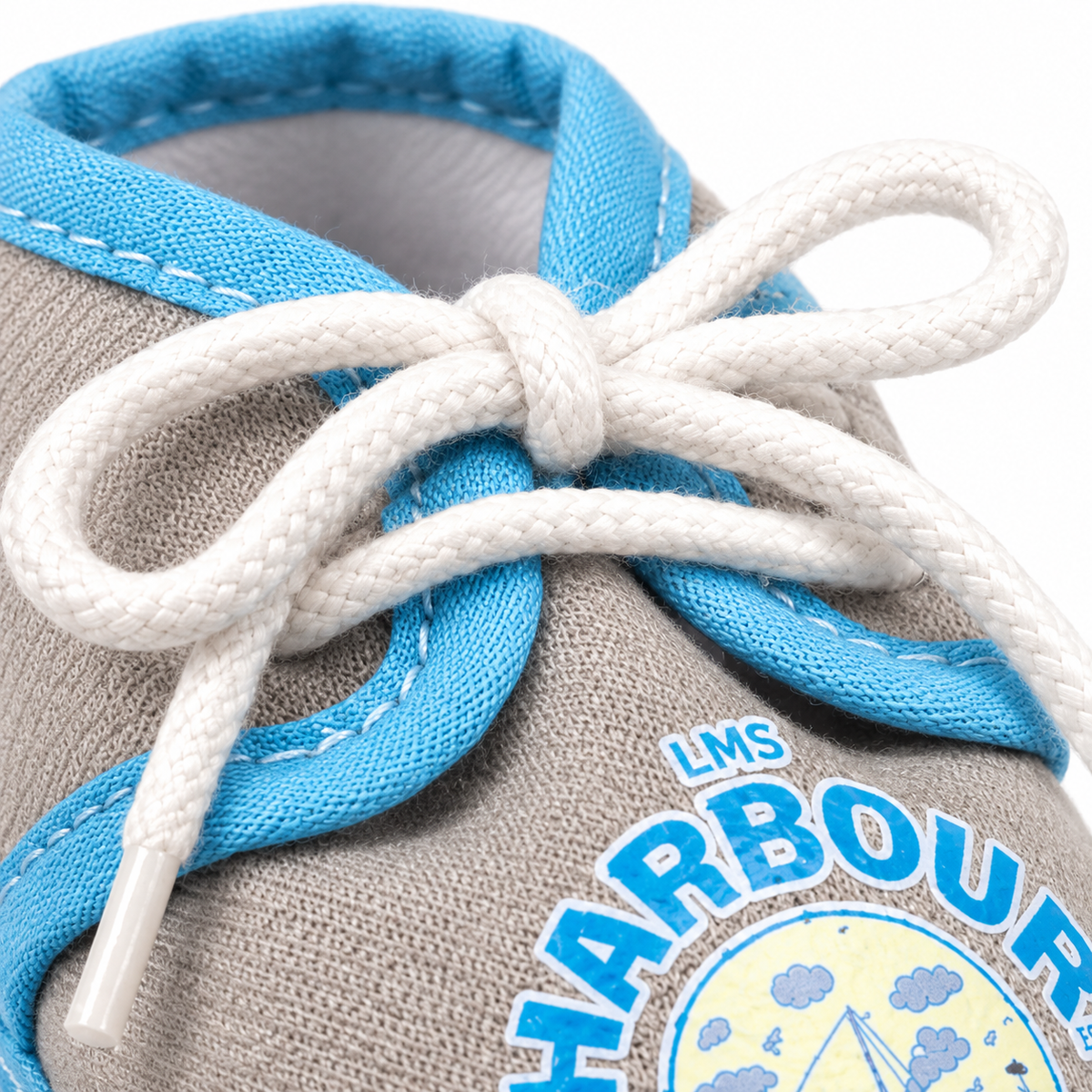BABY CASUAL COTTON SHOES THE HARBOUR GREY