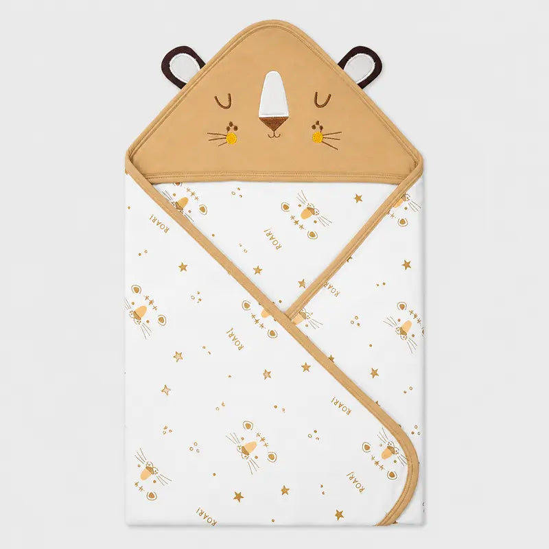 BABY WRAPPING SHEET TIGER BROWN