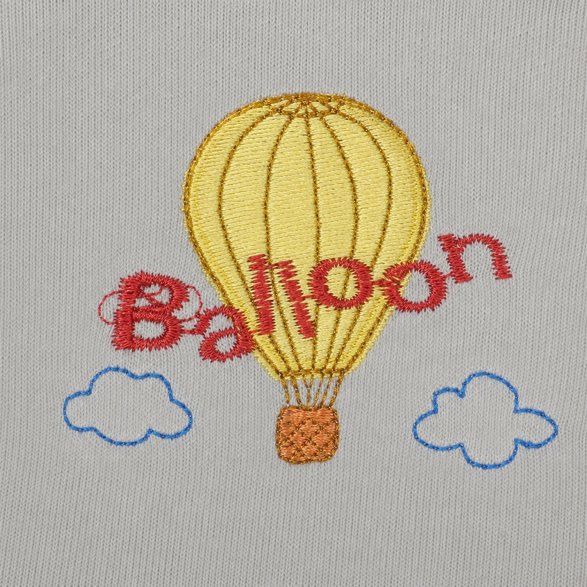 BABY HAIR BAND 2PCS SET BALOON GREY
