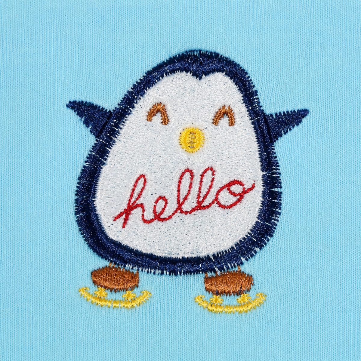BABY HAIR BAND 2PCS SET PIGEON CYAN