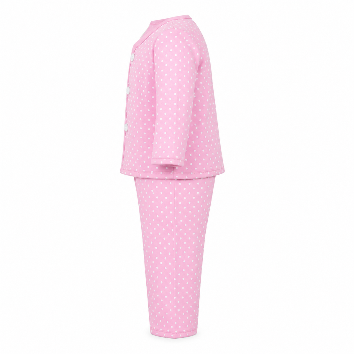 KIDZO BABY 2PCS SUIT DOTED PRINT PINK