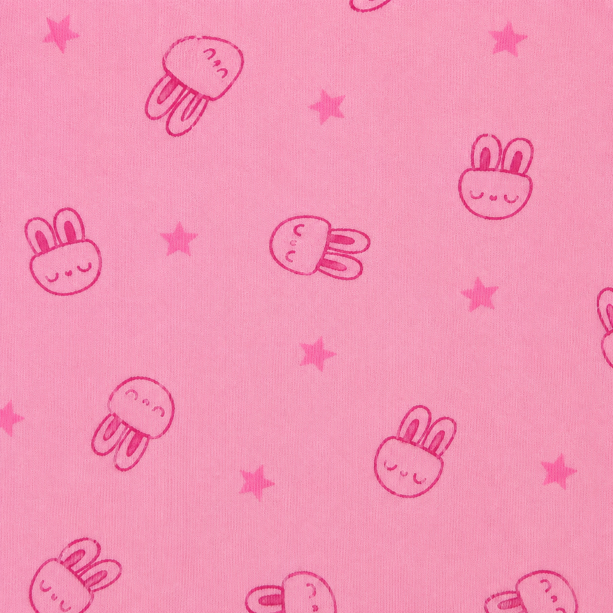 KIDZO BABY 2PCS SUIT BUNNY PRINTED PINK