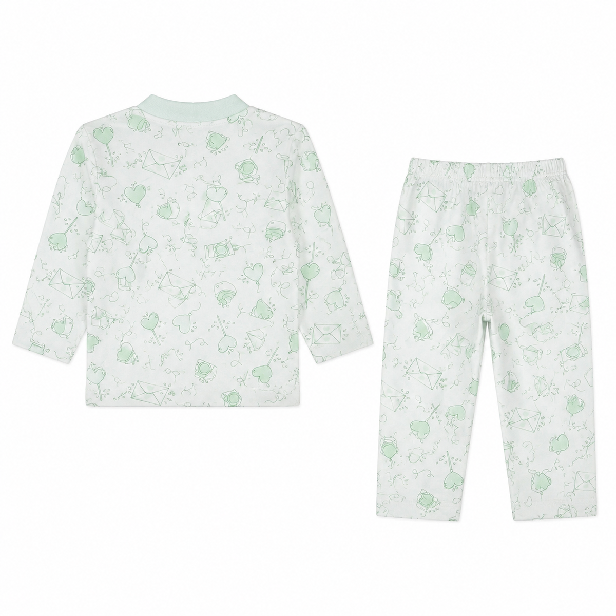 KIDZO BABY 2PCS SUIT PRINTED GREEN