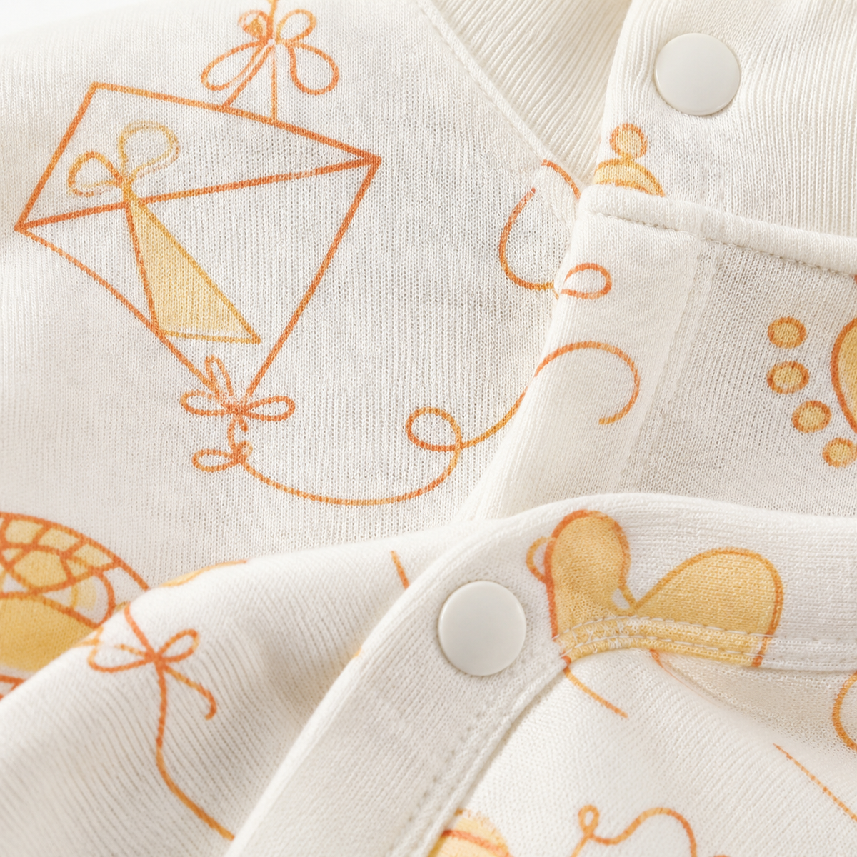 KIDZO BABY 2PCS SUIT PRINTED PEACH
