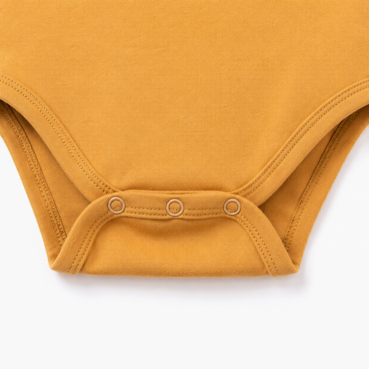 Half-Sleeve Cotton Baby Bodysuits 3-Pack – Mustard Bear