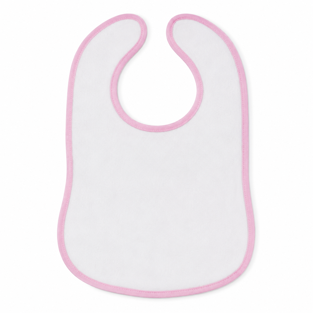 BABY BIB TIE PRINTED PINK
