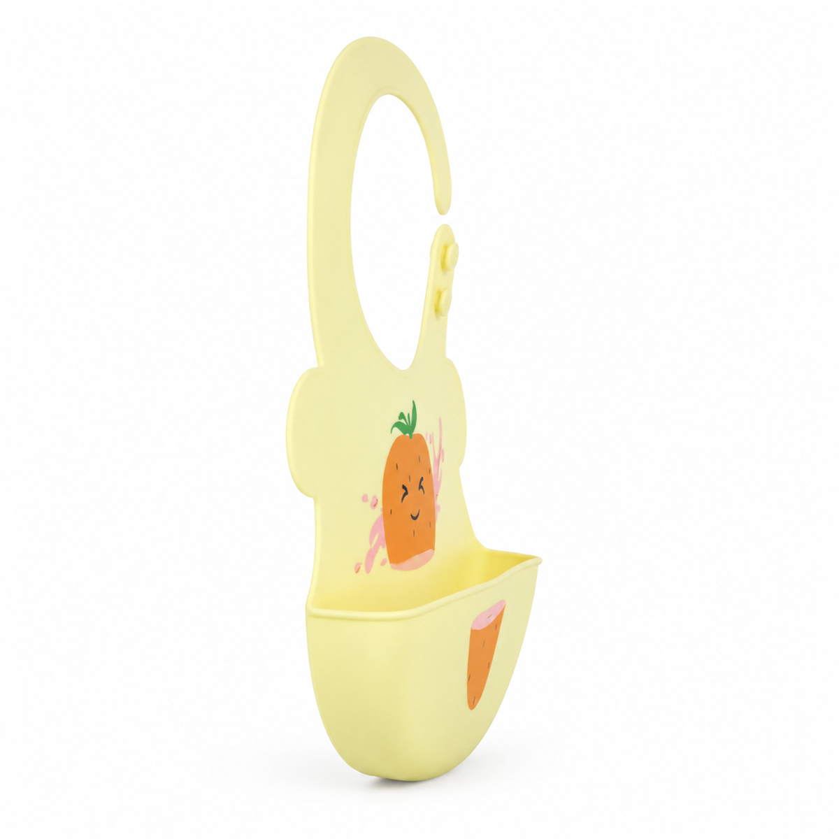 CHINA BABY SILICONE BIB STRAWBERRY YELLOW