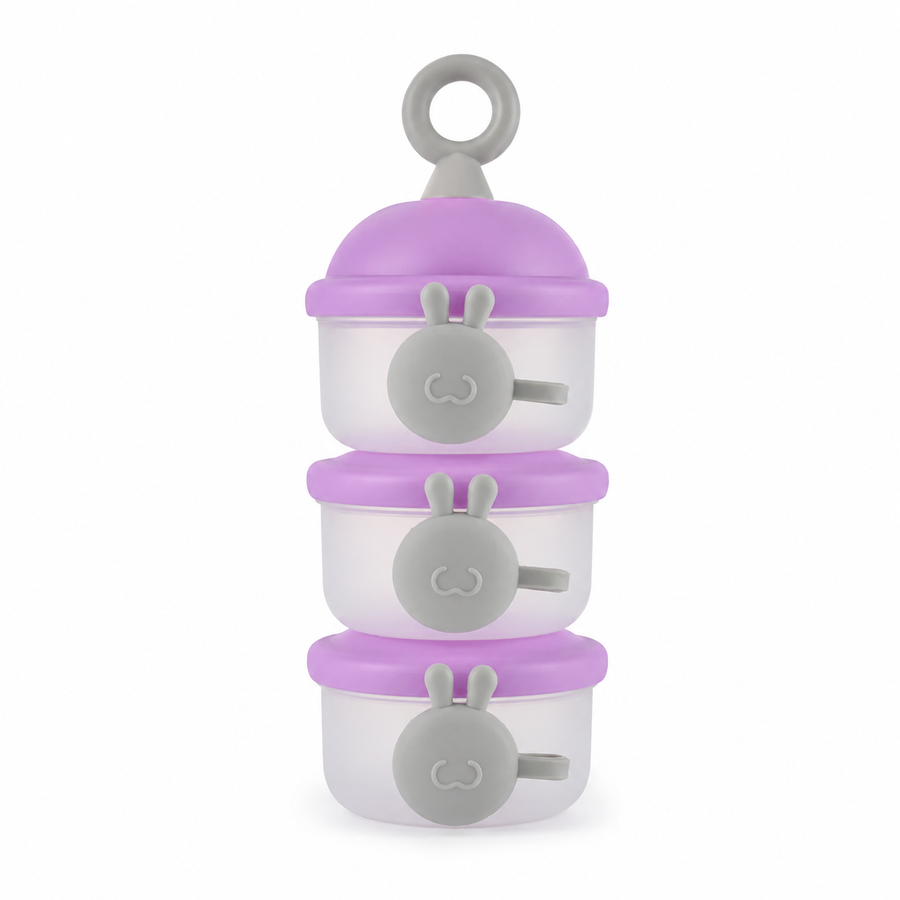 Baby Milk Container 3pcs Purple