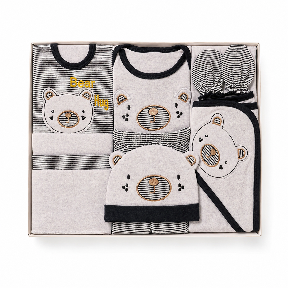 Gift Box 9 Pcs Disney Lining Bear White/Black