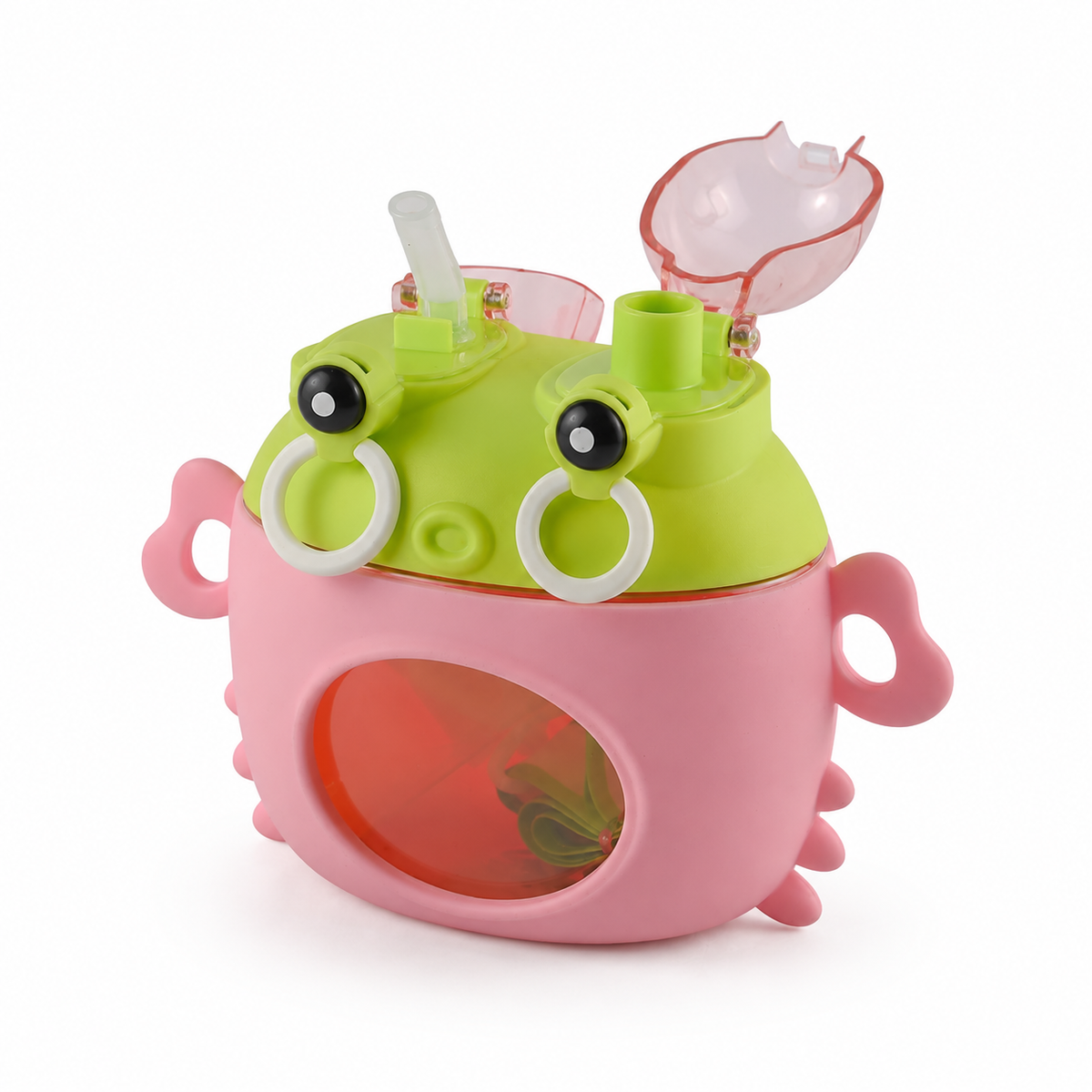 Baby Straw Sipper, Pink Frog